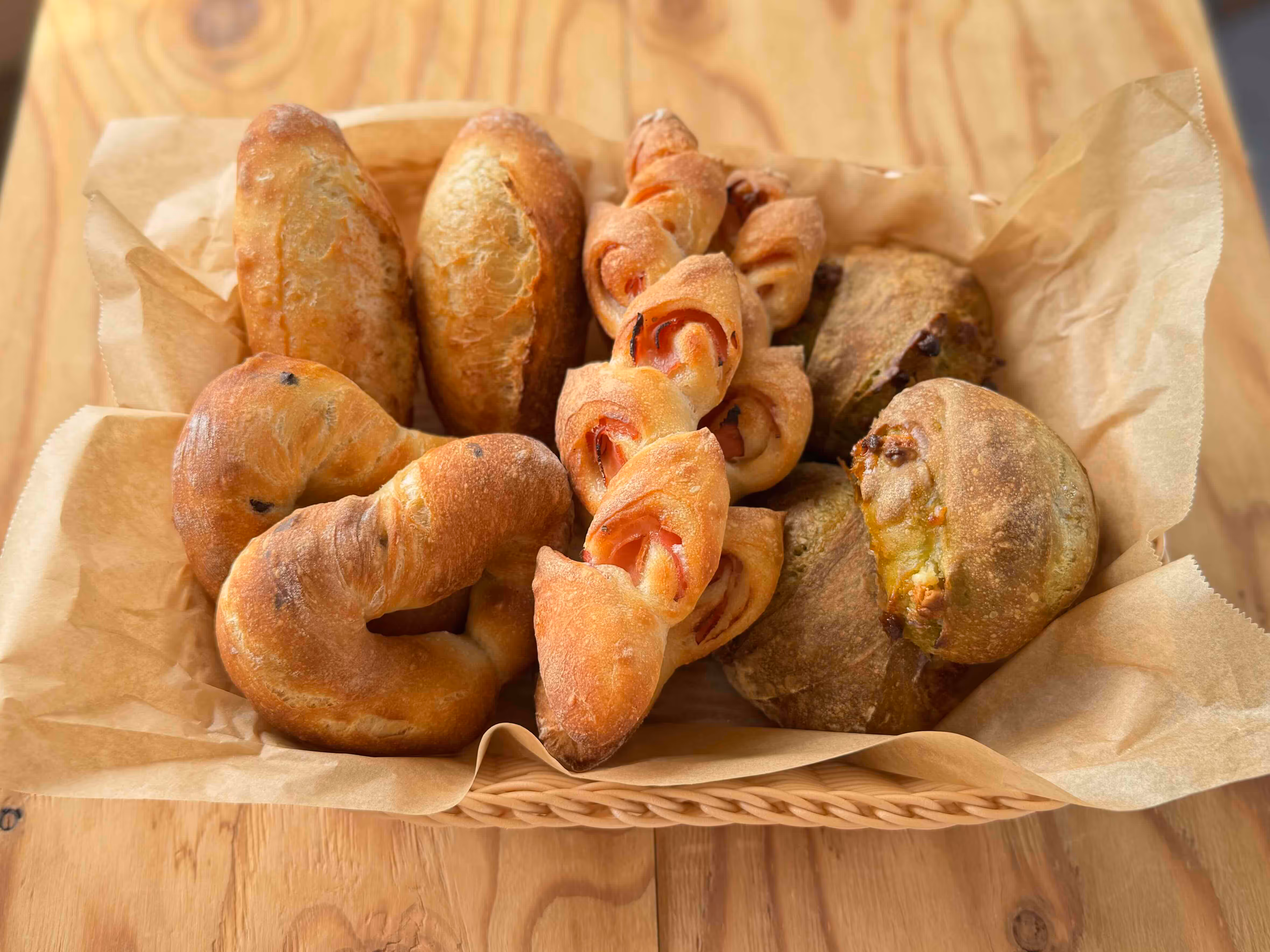 image of the baking process (for a bakery)
